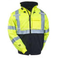 Men's High-Visibility Waterproof Insulated Hooded Jacket